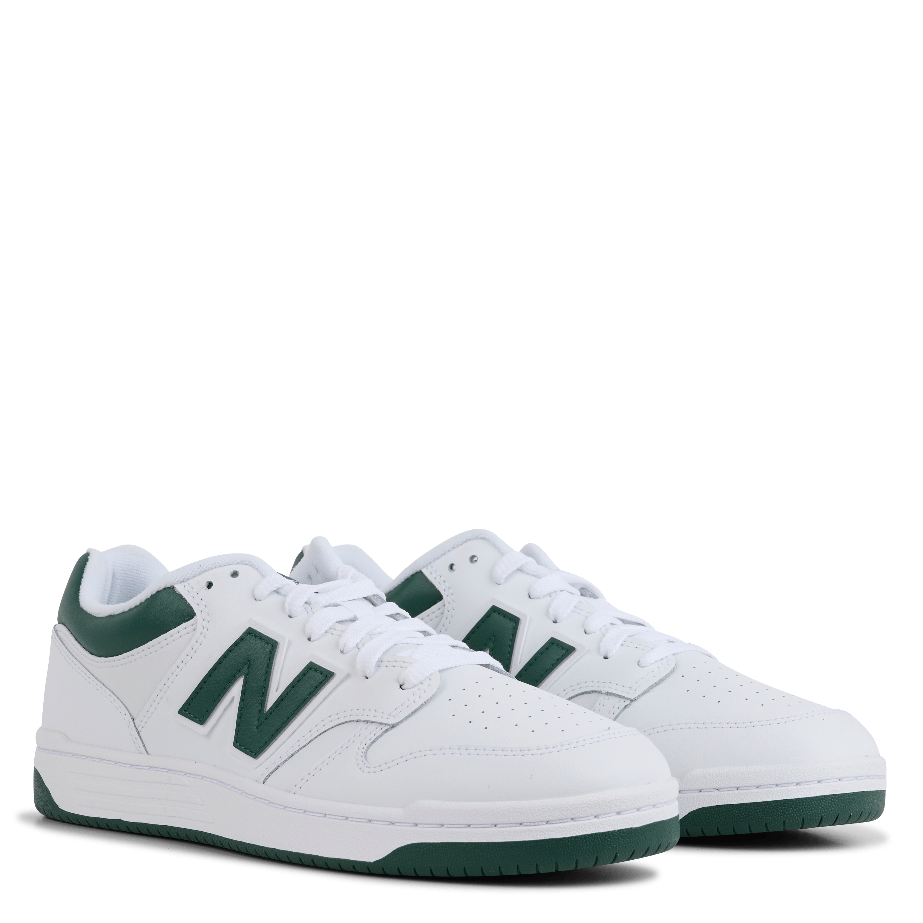 Baskets basses New Balance en cuir mélangé | Blanc