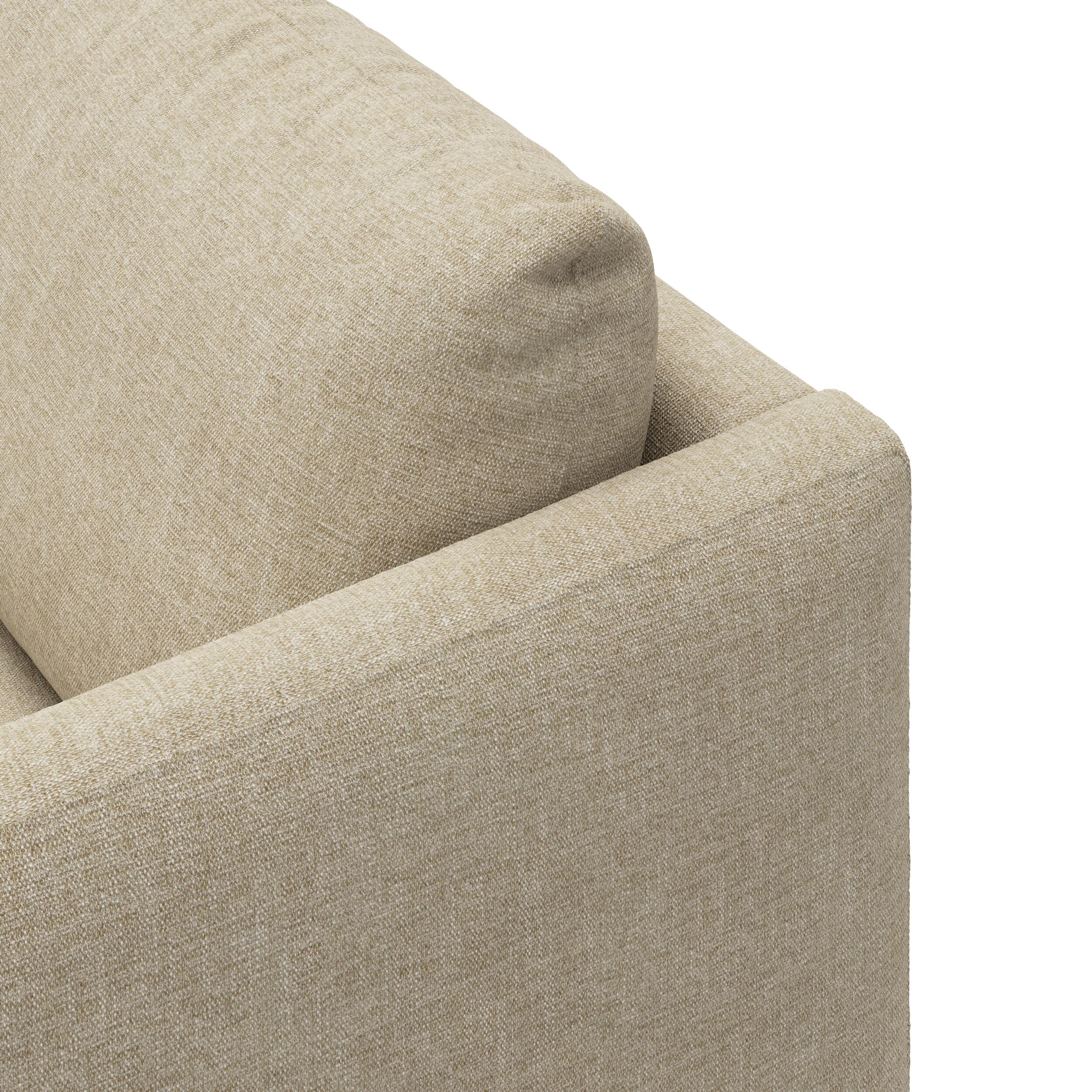 Bjorn venstrevendt sofa med pufafslutning