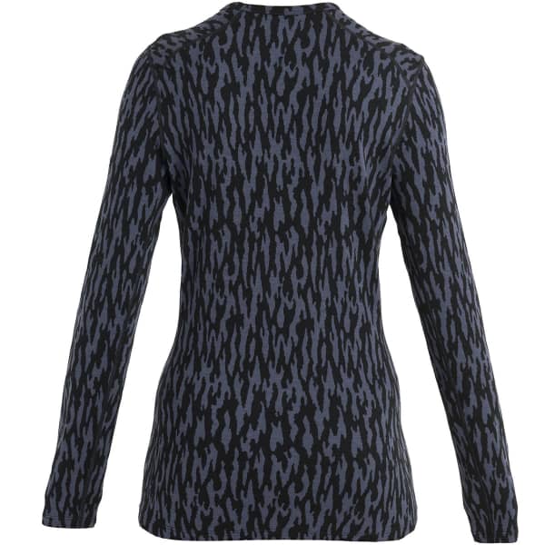 T-shirt thermique ICEBREAKER W MER 260 VERTEX LS CREWE GLACIAL FLOW GRAPHITE/BLACK/J