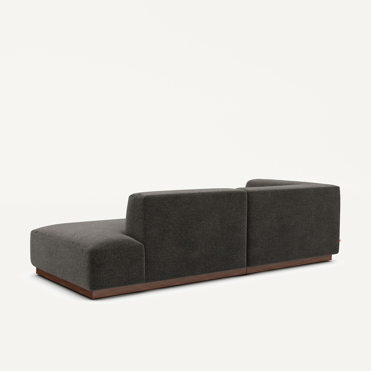 AM.PM<br>Sofá de canto esquerdo em veludo chenille, Jacopo