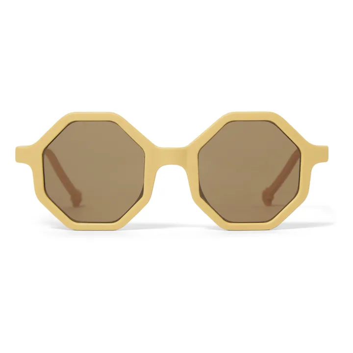 YEYE Lunettes de Soleil | Jaune moutarde