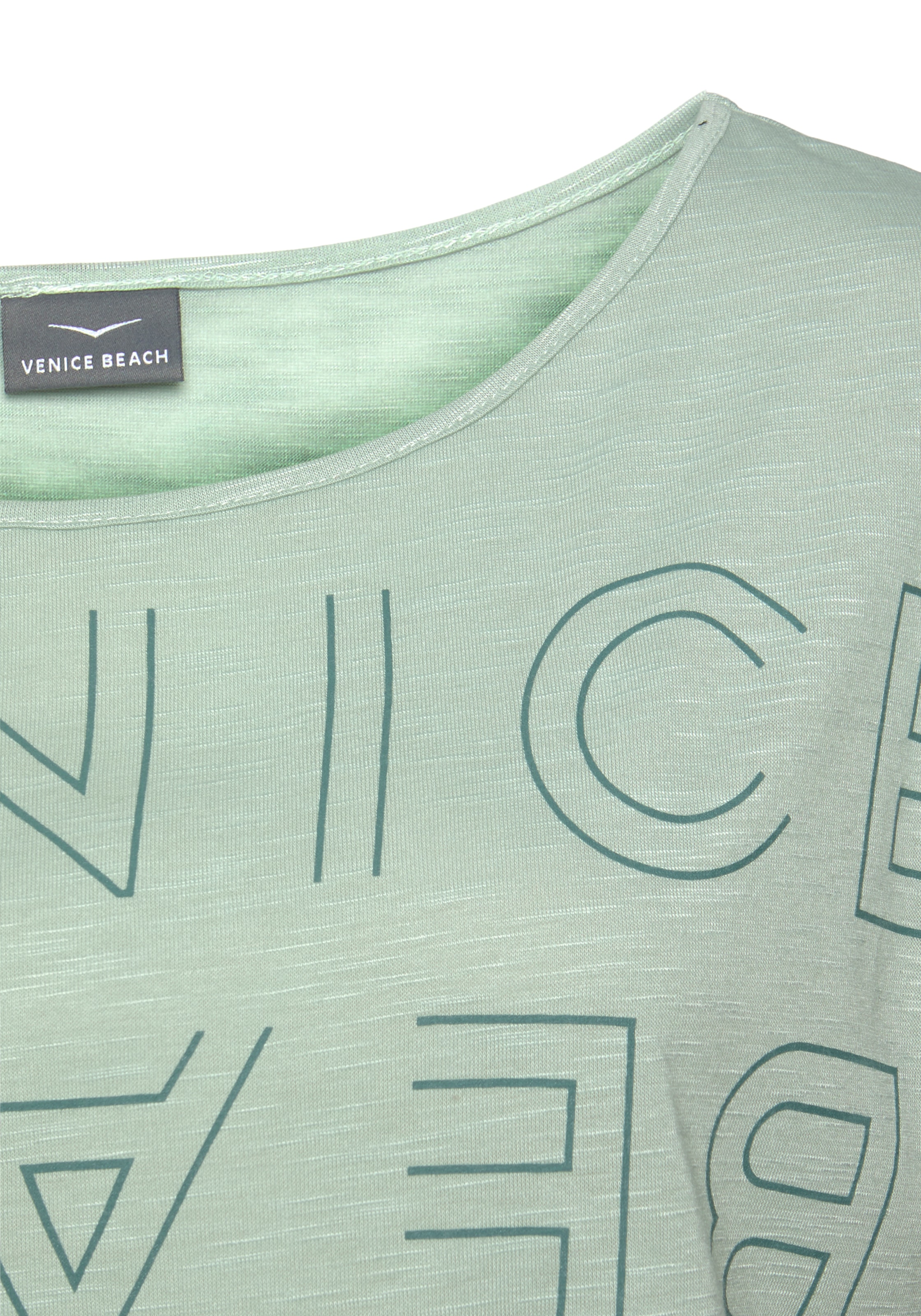 Venice Beach Rundhalsshirt mit Logoprint, T-Shirt, sommerlich-sportlicher Look