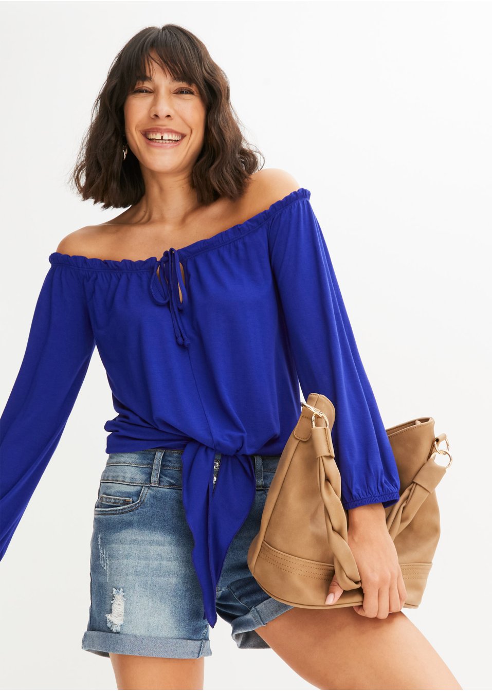 T-shirt Carmen en viscose