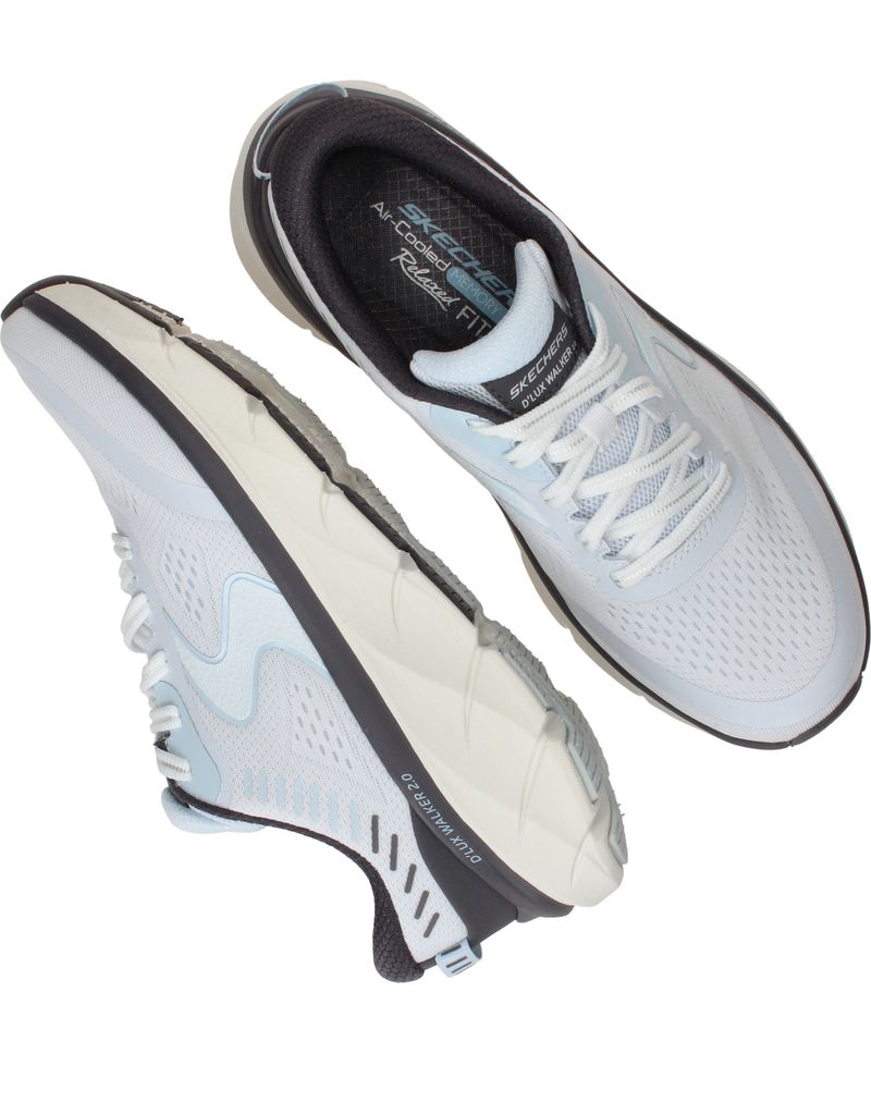 Skechers D'Lux Walker 2.0 Active Pace Sneakers Wit Dames