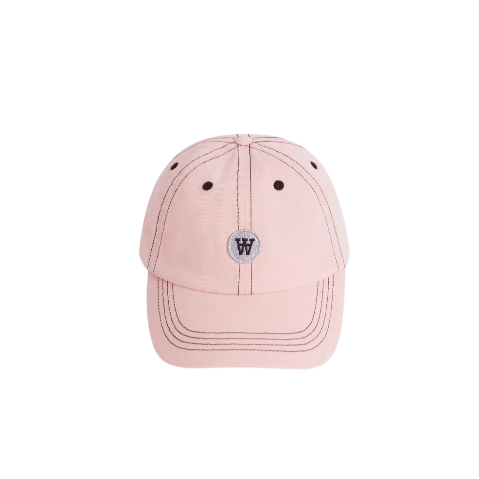 Wood Wood  Eli Chrome Badge kasket - Pale Pink