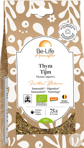 Be-Life Aromaflor Thym Voies Respiratoires Bio Sachet 75g