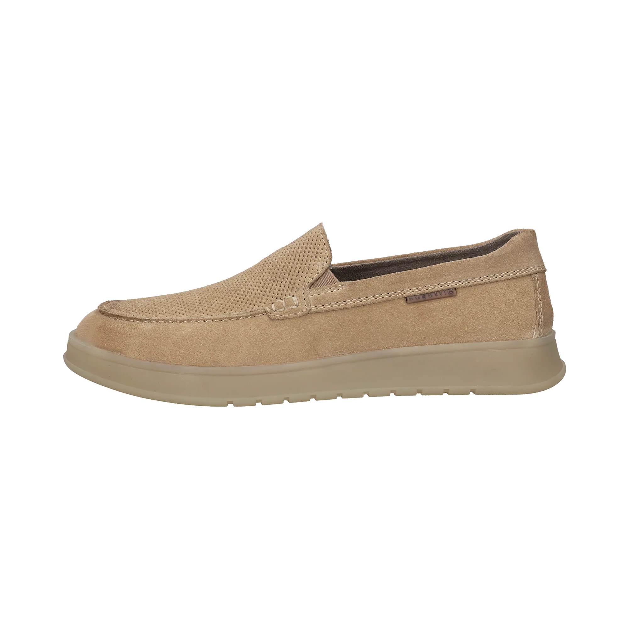 Leder Mokassin beige