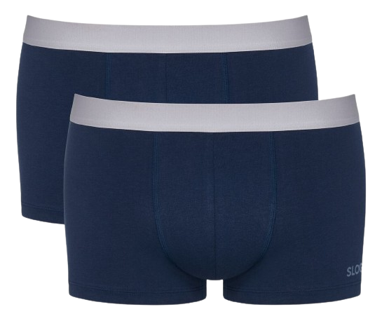 Sloggi Men Go Abc 2.0 Heren Short Met Korte Pijpjes 2 Pack Navy Maat L 1 Stuk