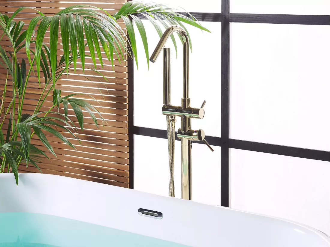 Robinet de baignoire autoportante VICTORIA Doré