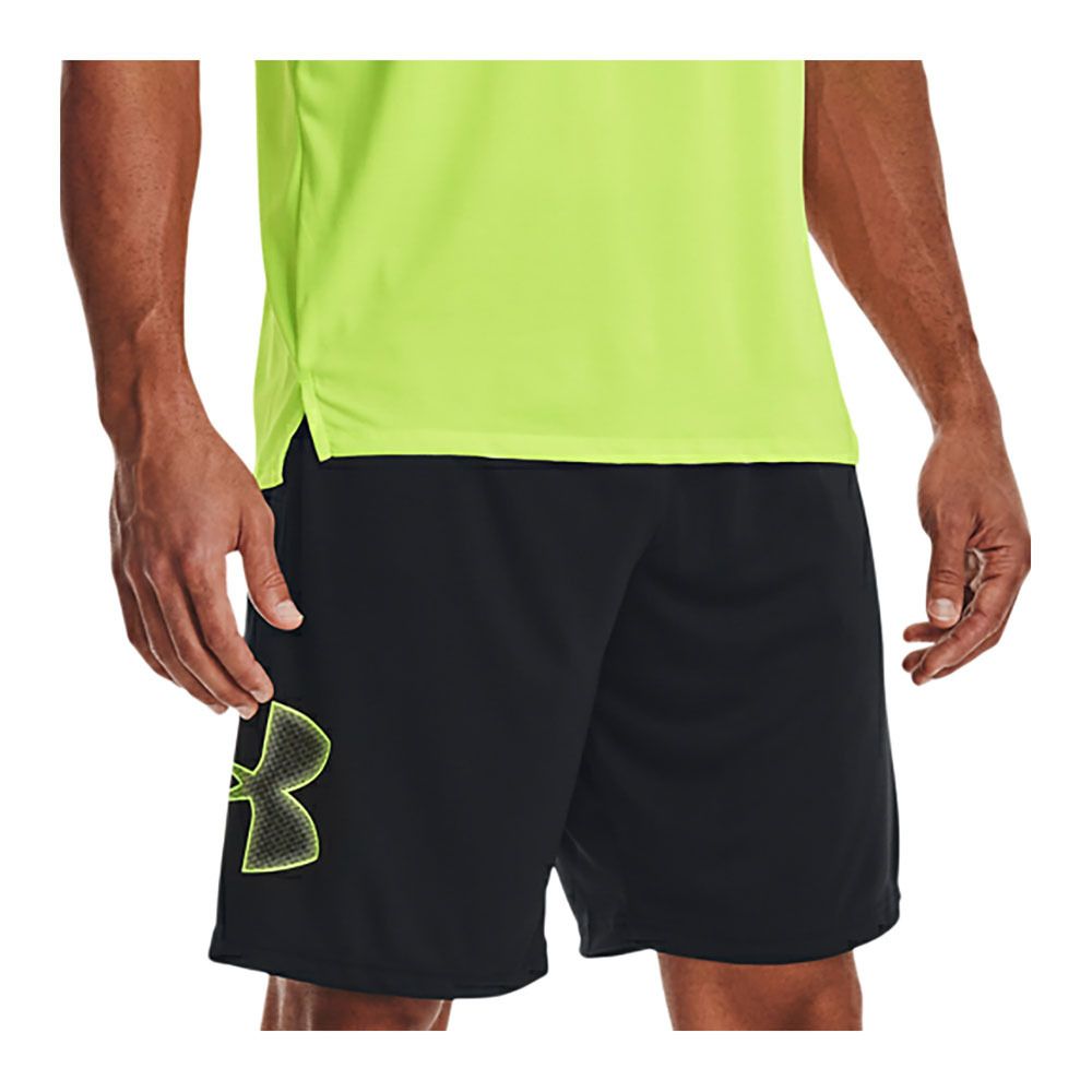 Under Armour UA TECH™ GRAPHIC - Short Homme black/lime surge
