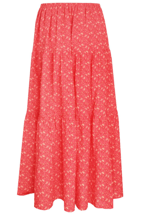 Fluresk roze dames rok