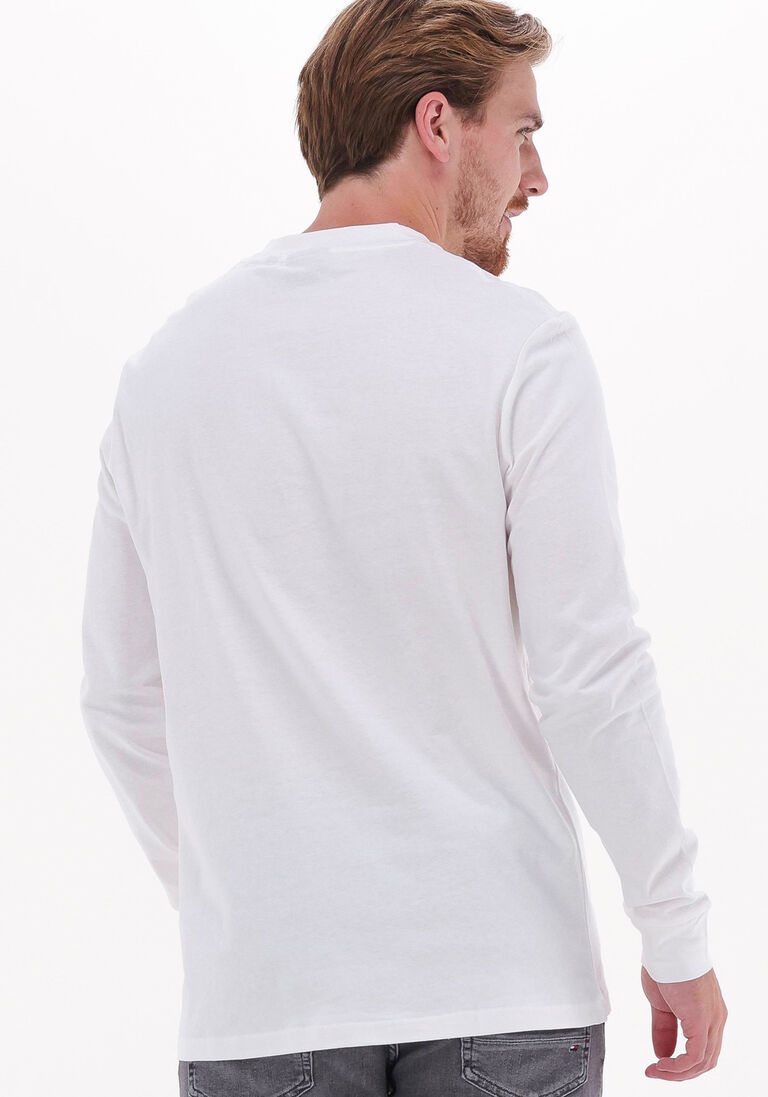 LYLE & SCOTT witte lyle & scott t-shirt mock neck long sleeve tshirt