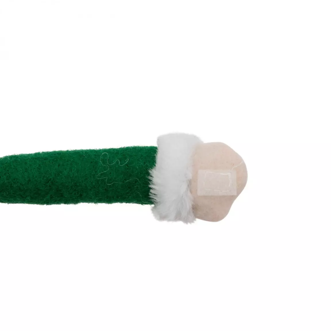 Lutin de Noël à accrocher (H46 cm) Octave Rouge et vert