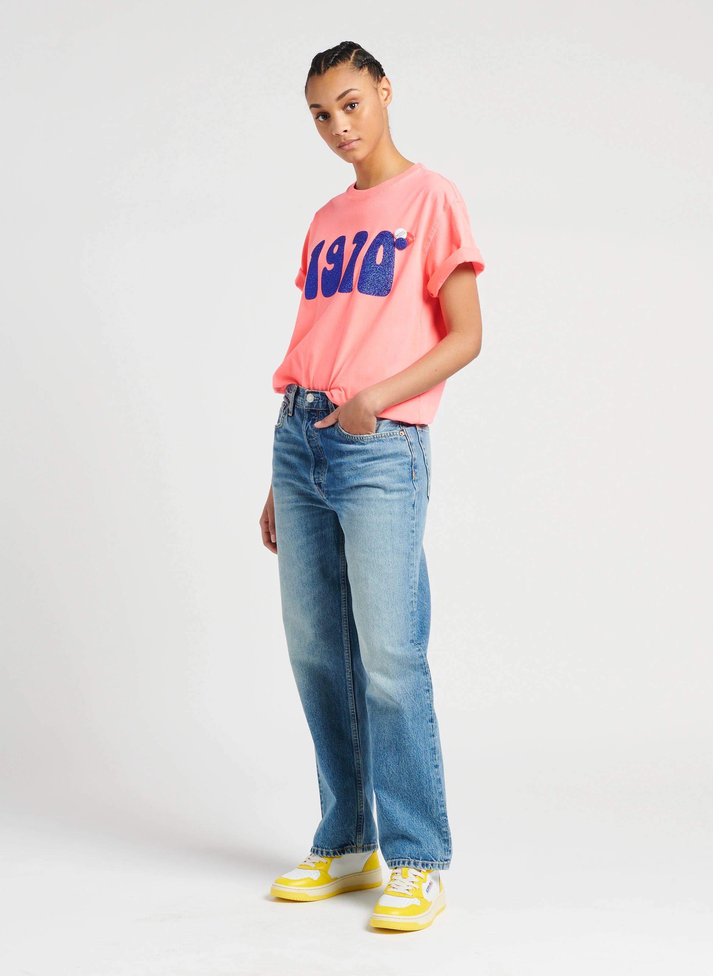 90S LOW SLUNG - Jean boyfriend en coton| Jean Délavé