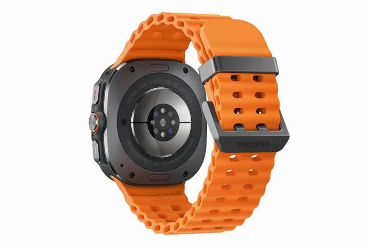 Samsung | Galaxy Watch Ultra - Titanium Gray (Orange strap)