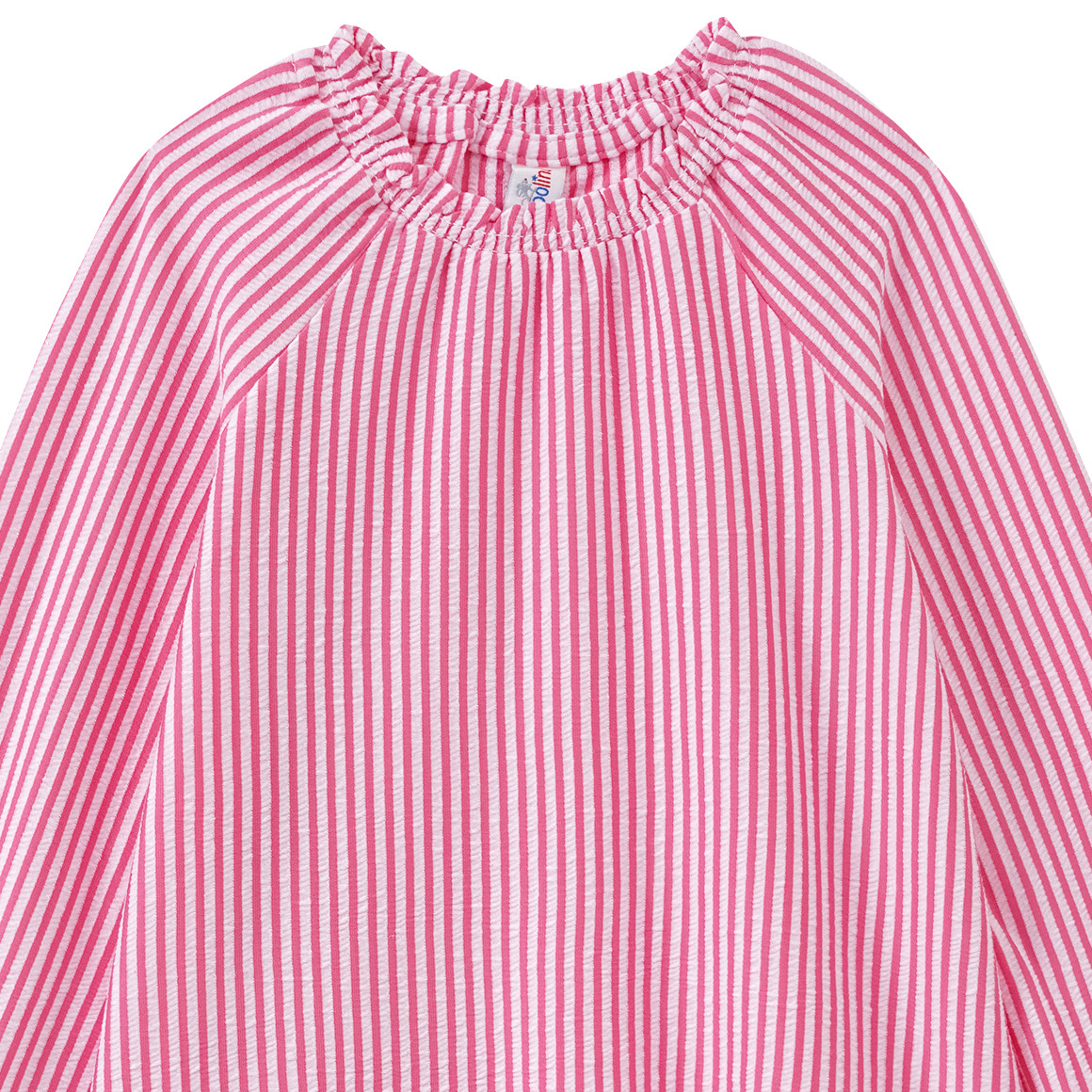 Topolino Mädchen Blusenshirt im Streifen-Look pink / weiss