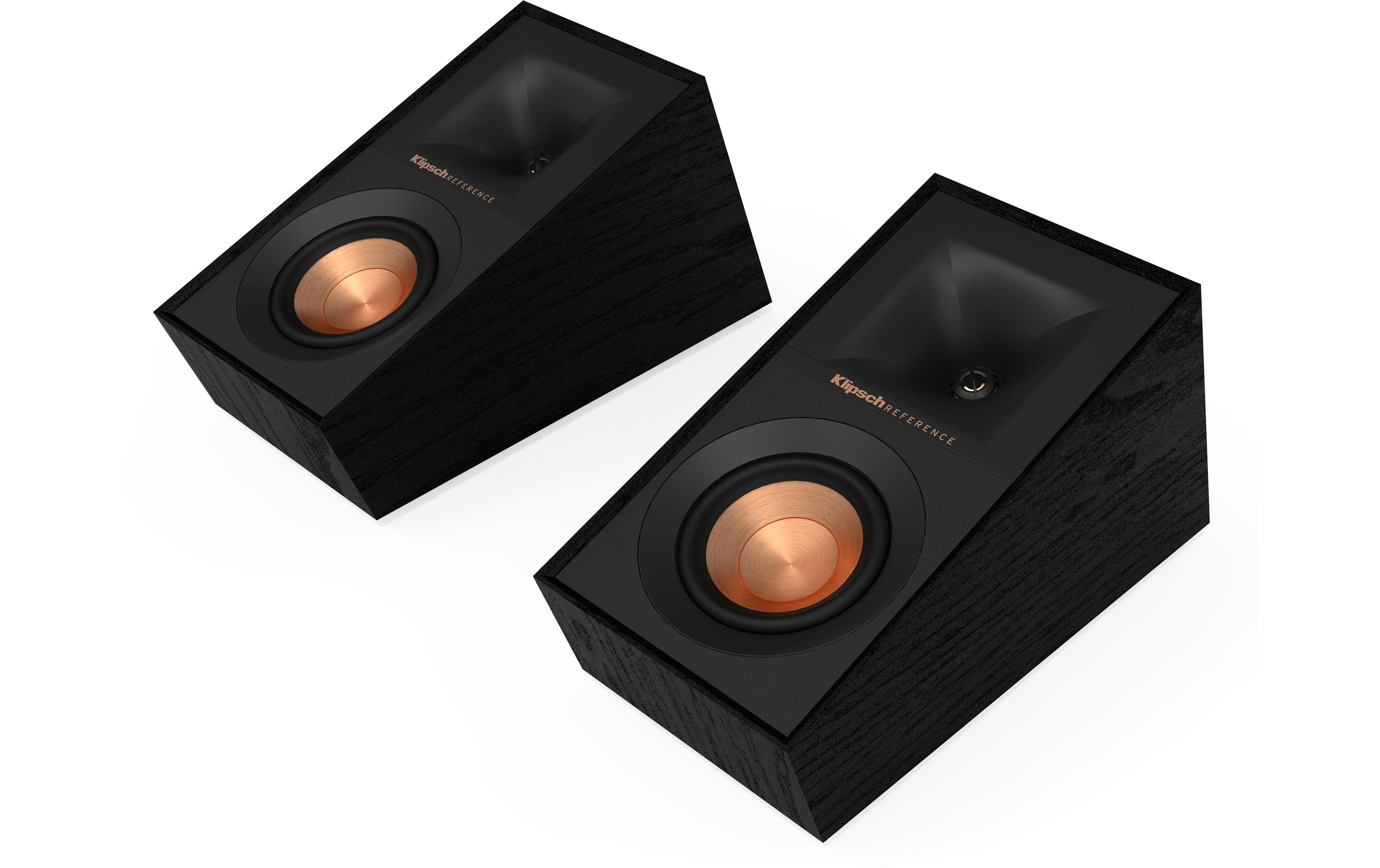 DolbyAtmos Regallautsprecher Paar R-40SA – Schwarz<br>«Dolby Atmos»-Surround-Sound-Lautsprecher für einen immersiven Klang