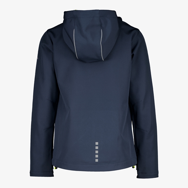 Mountain Peak kinder softshell jas blauw