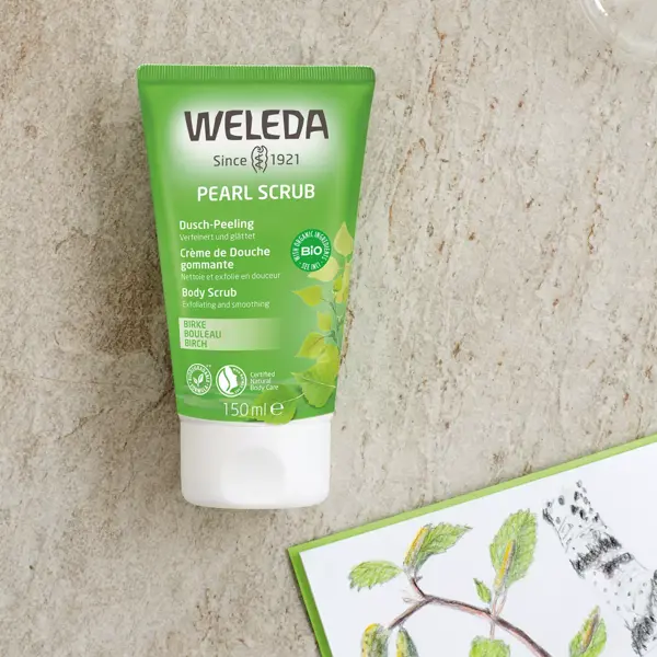 Creme de Banho Esfoliante de Bétula Weleda 150ml