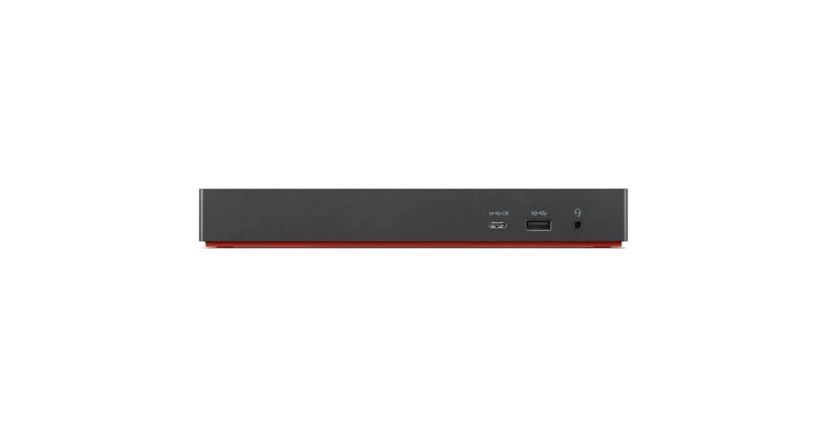 LenovoThinkPad Thunderbolt 4 Workstation Dock dockingstation  (Zwart/rood, 40B00300EU)