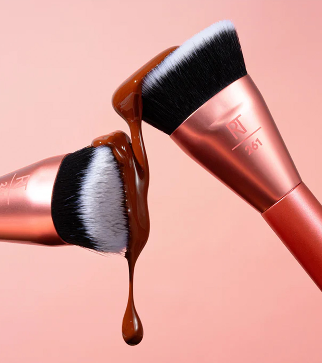 Real Techniques - Pincel de maquiagem Snatch + Sculpt Contour