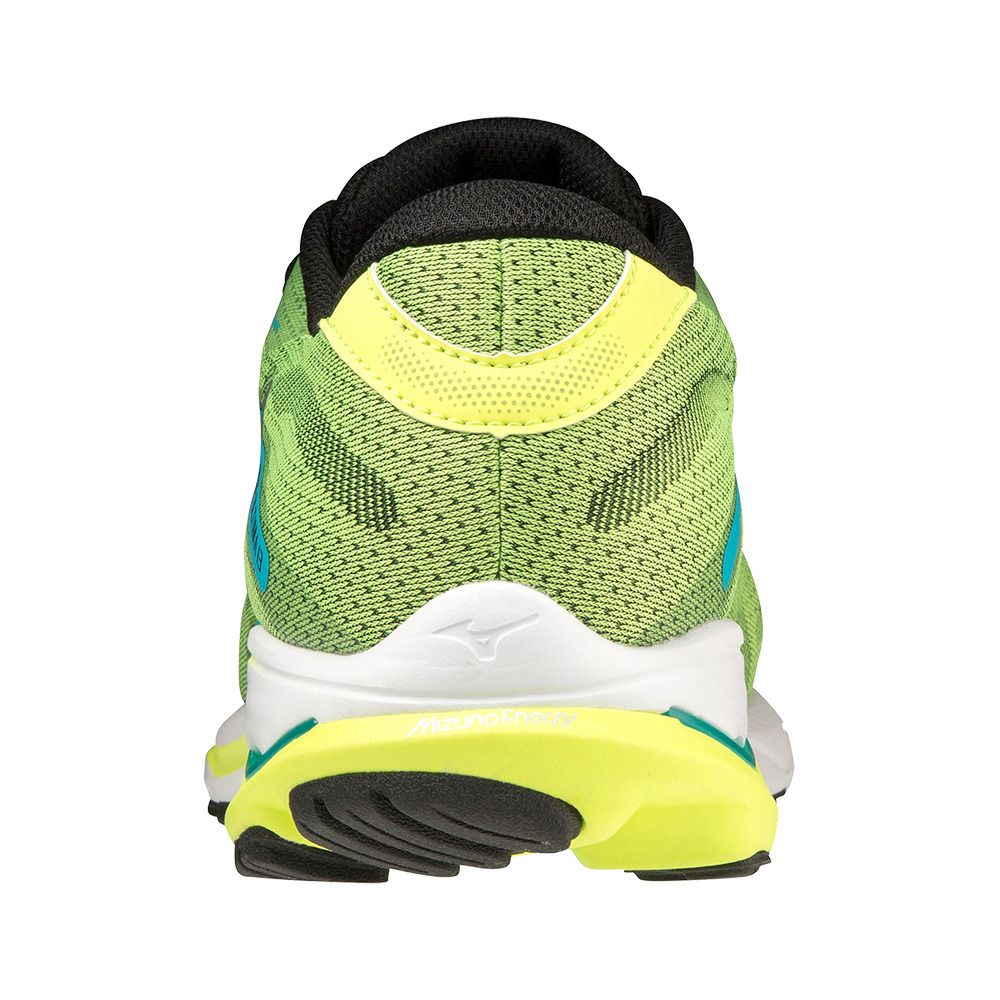 Mizuno WAVE ULTIMA 13 - Chaussures running Homme syellow/silver/peacockb