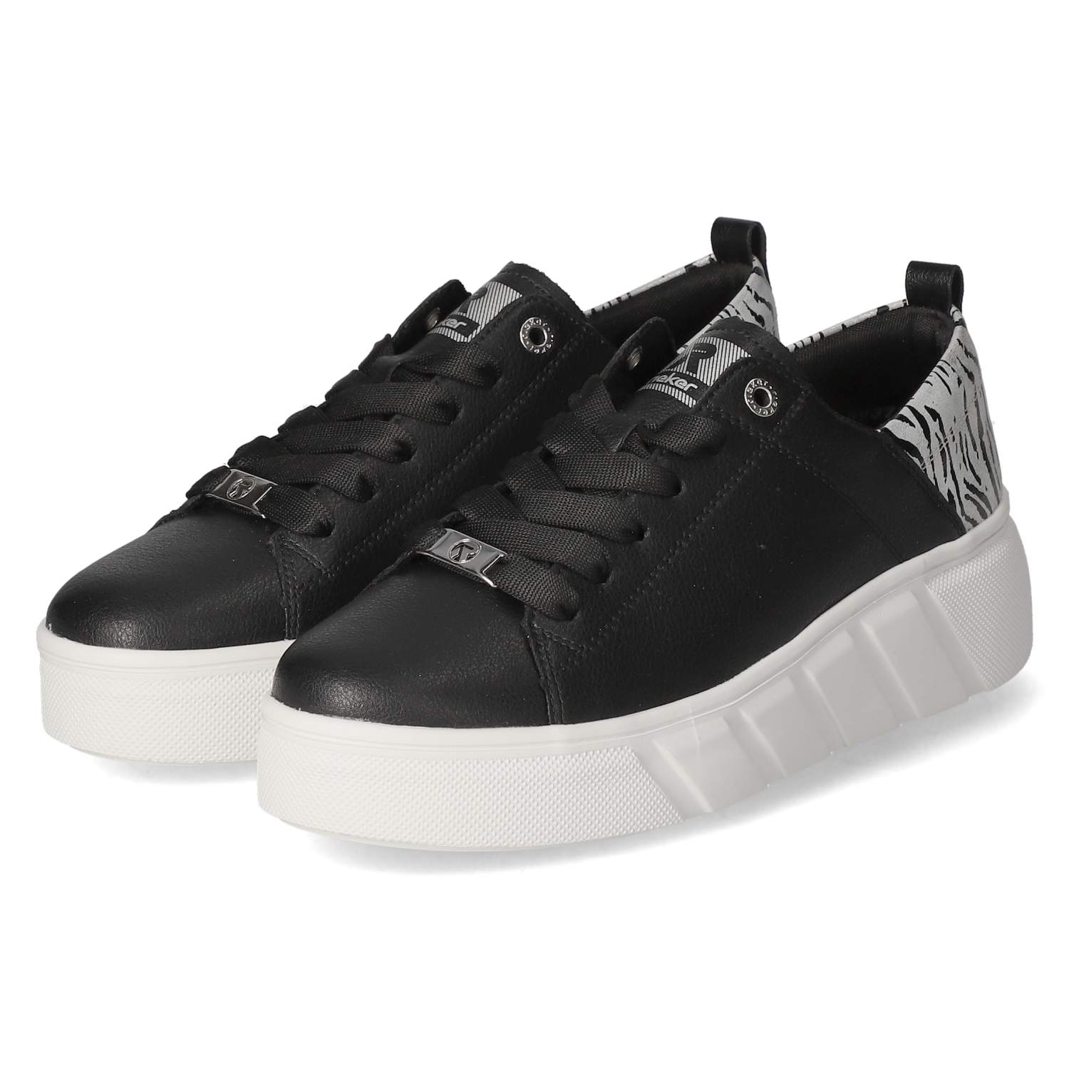 Rieker Low Sneaker - schwarz