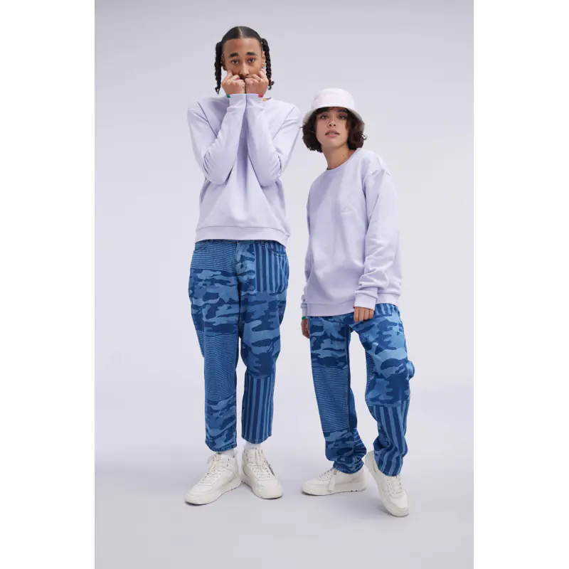 ORGANIC BIG K SWEAT LILA SWEAT Coton biologique No Gender