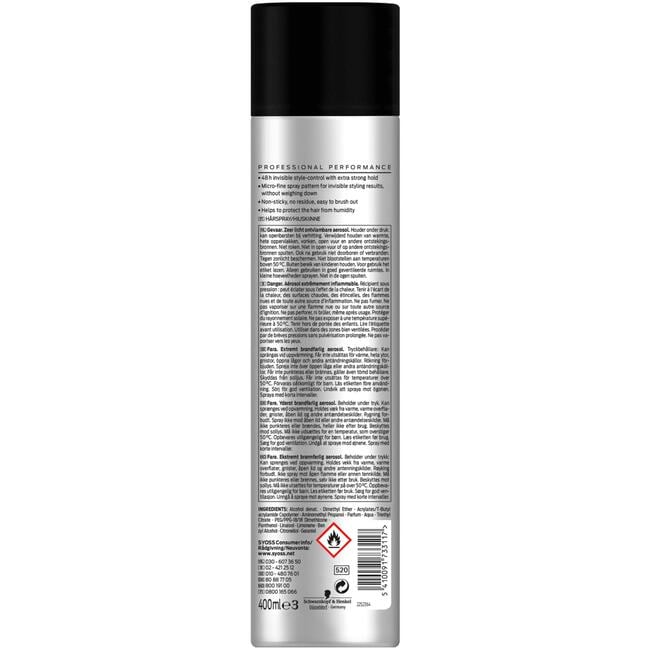 Syoss Invisible Hold Haarspray 400 ML