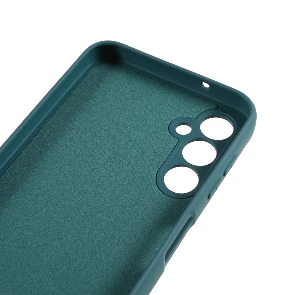 Samsung Galaxy A16 Gummi Case Hülle mit Kameraschutz - Dunkelgrün