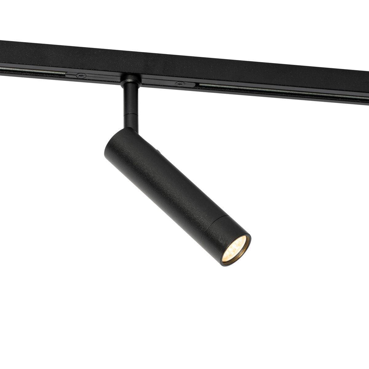 Moderne spot zwart voor railsysteem 1-fase  - Slimline Uzzy