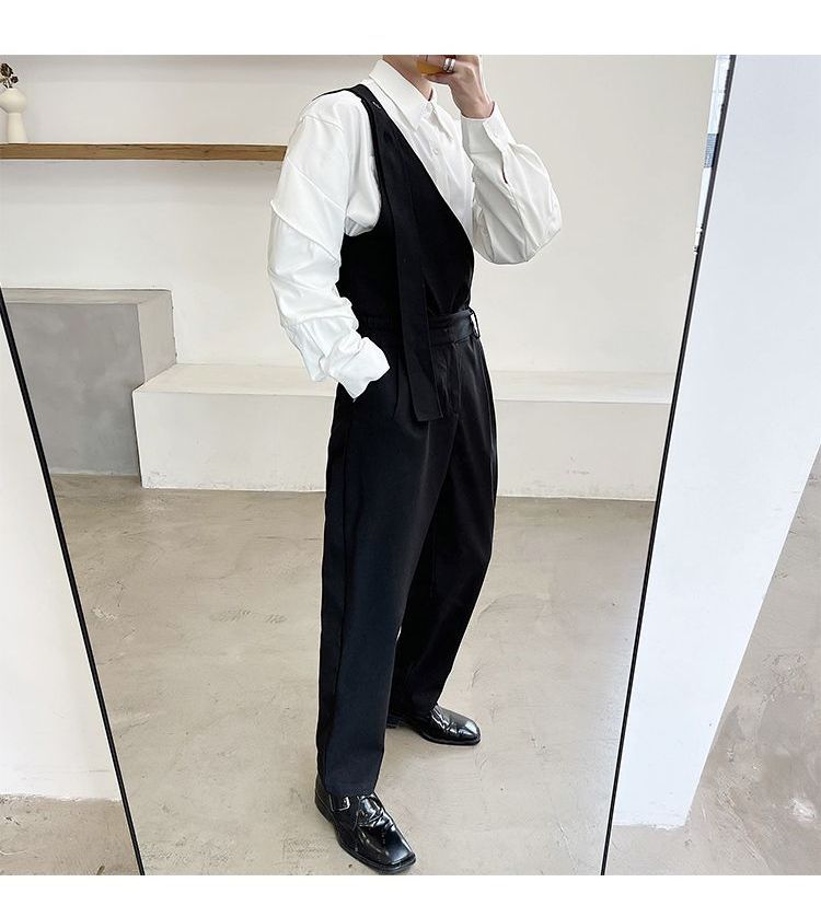 Bjorn - One-Shoulder Straight Leg Jumper Pants