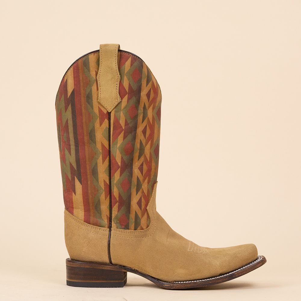 Corral cowboyboots L5726 lichtbruin aztec