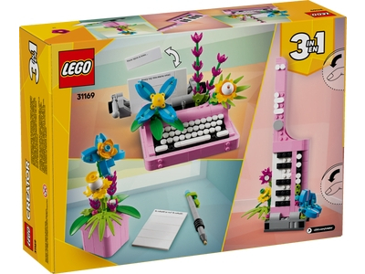 LEGO Typemachine met bloemen (31169)