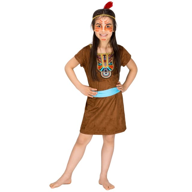 Indianerpige Lille Ræv børnekostume