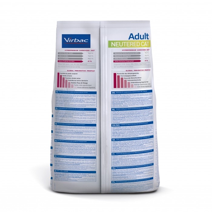 VIRBAC VETERINARY HPM Physiologique Adult Neutered Cat