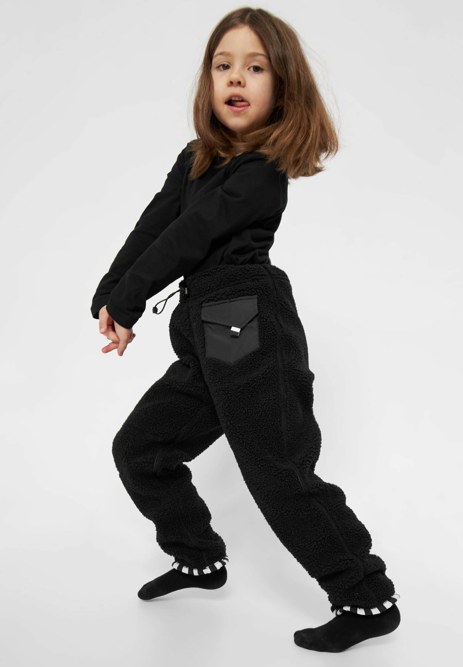 WeeDo| Kinder Teddy-Fleecehose PANDO