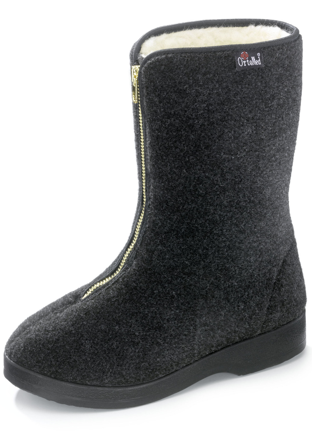 Haus-Stiefel mit praktischem Reißverschluss