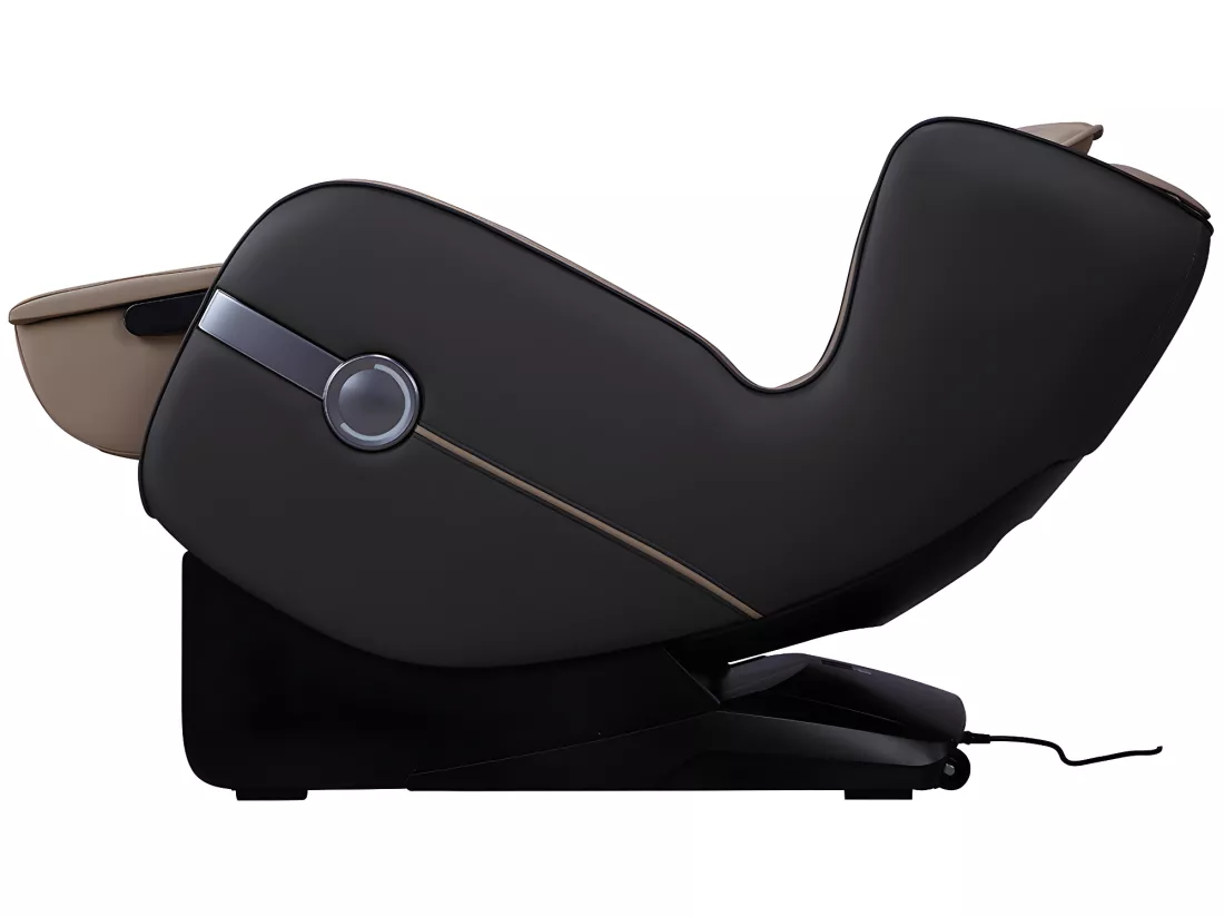 Fauteuil massant KASOU en simili avec LEDs - Système zéro gravité - Option bluetooth - Beige