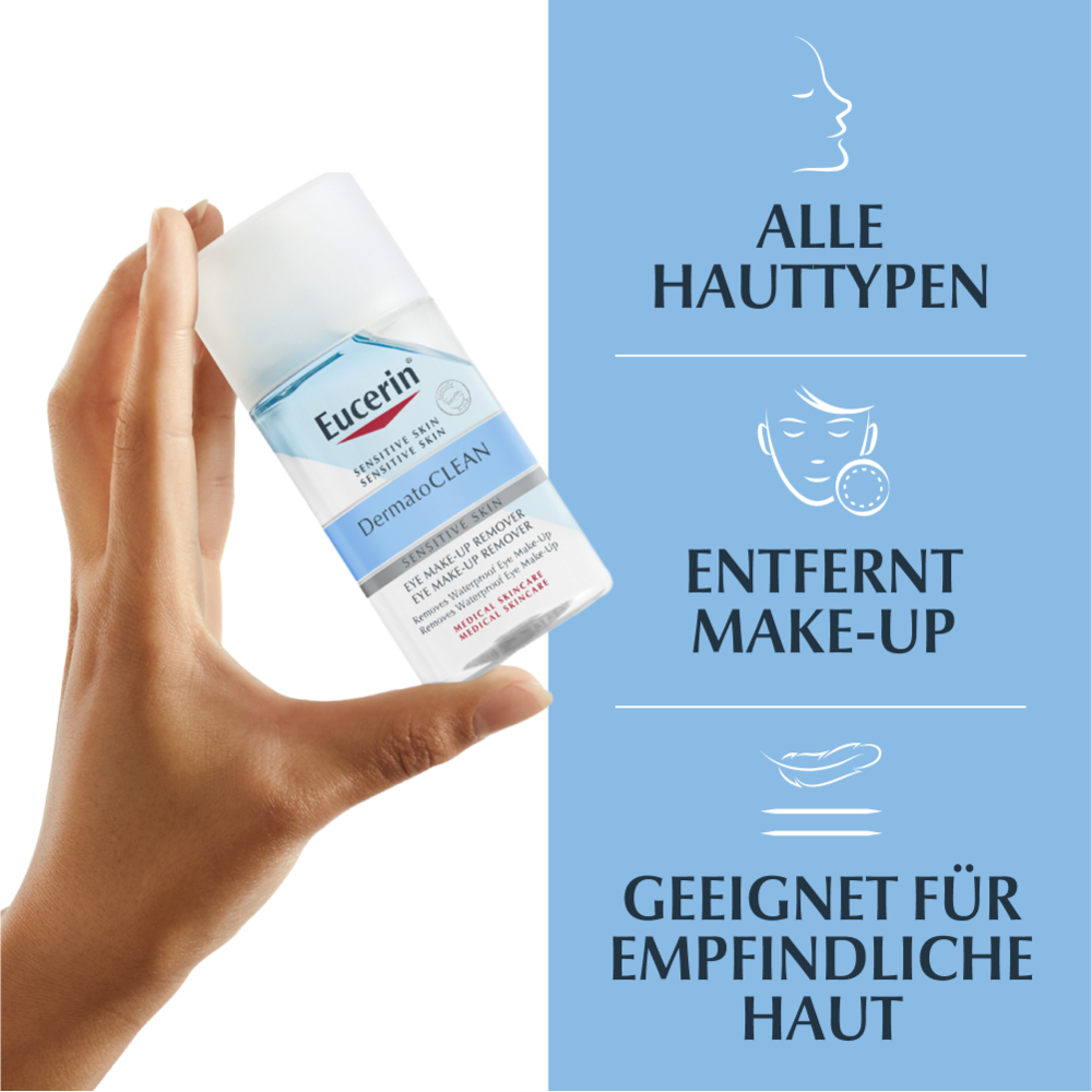 EUCERIN DermatoCLEAN Augen Make-up-Entferner (n) Fl 125 ml