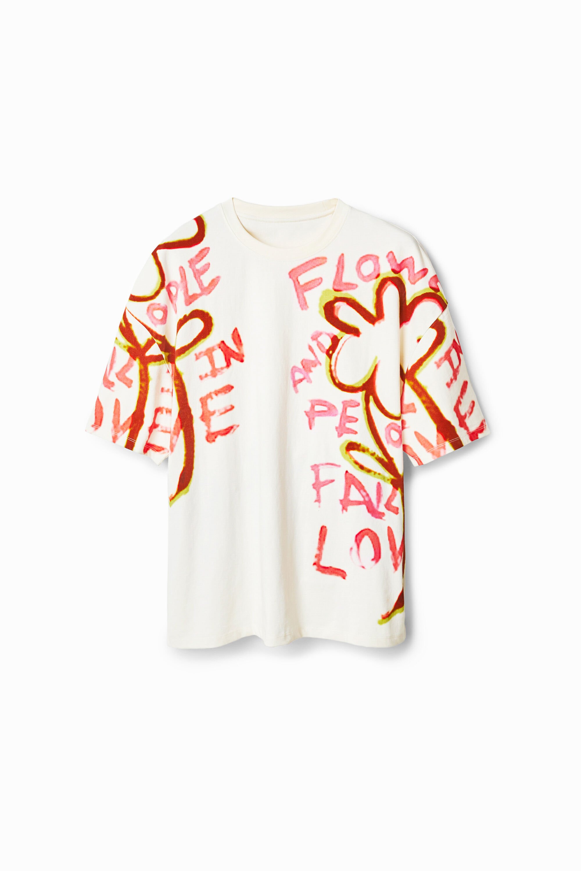T-shirt oversize message nature