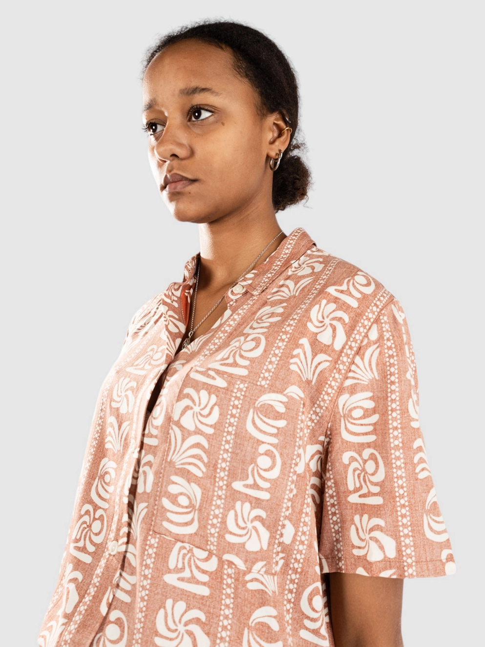 Sisstr Island Beauty Woven Shirt henna