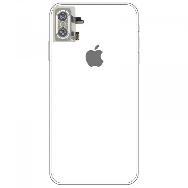 Clappio Câmara de Visão Traseira iPhone Xs Max Módulo de Fotografia - Camback-xsm