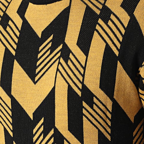 Pull AVH-179 Jaune Noir