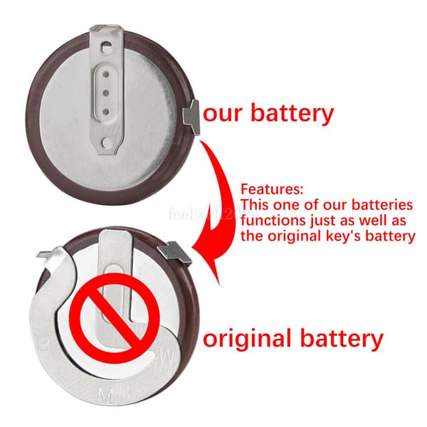 2X VL2020 Battery for BMW Key Fob 1 3 5 7 Series X5 X3 Z3 Z4 E60 E61 E90 E91 E93