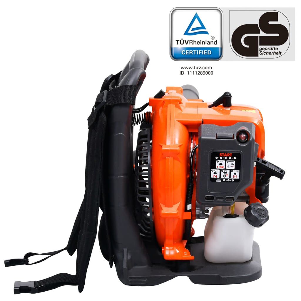 vidaXL Benzine rugbladblazer, 900 m³/u 42,7 cm³