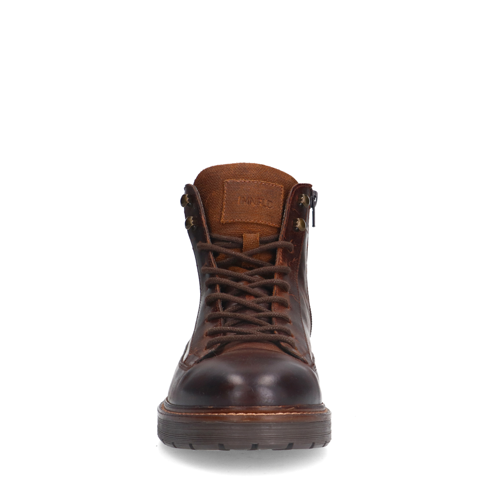 Bruine leren veterboots