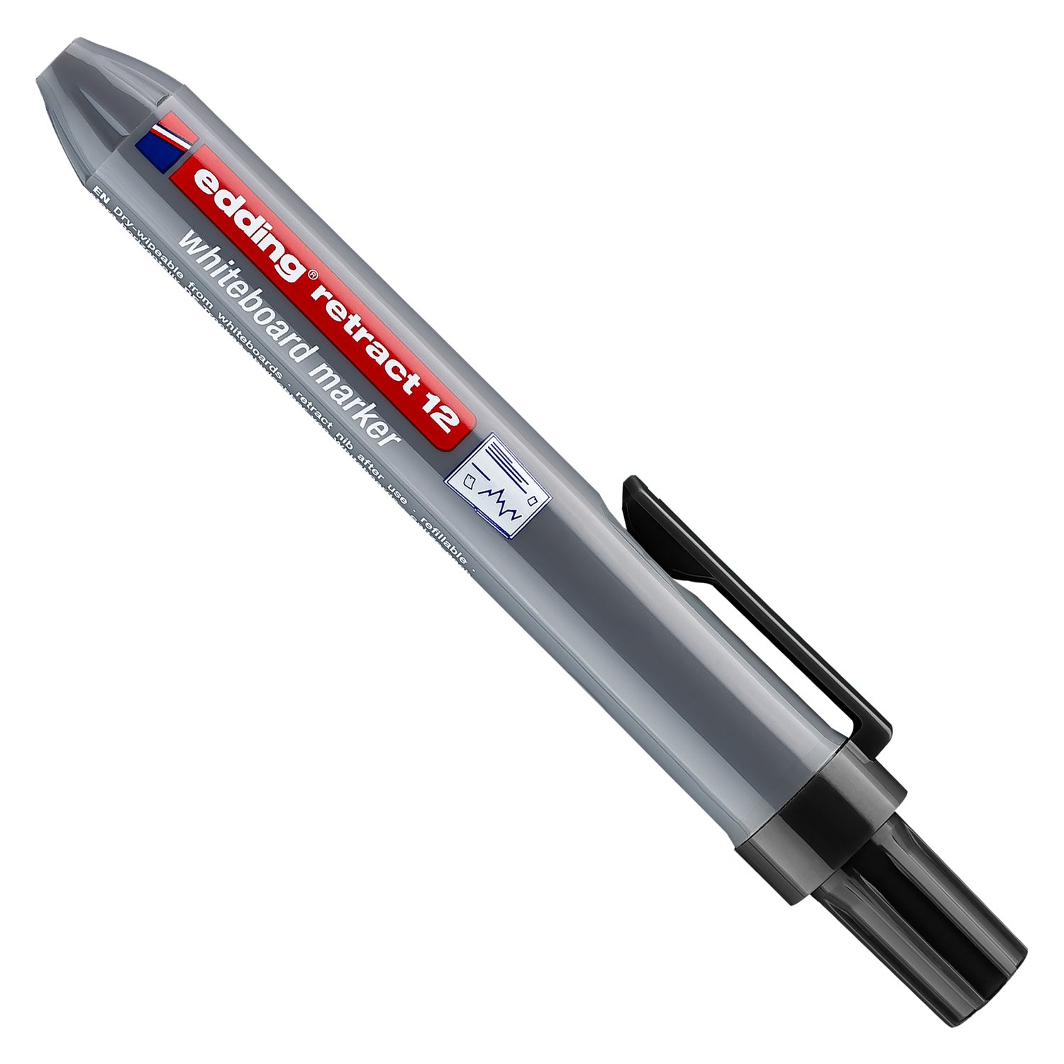 edding Whiteboardmarker Retract 12  - schwarz