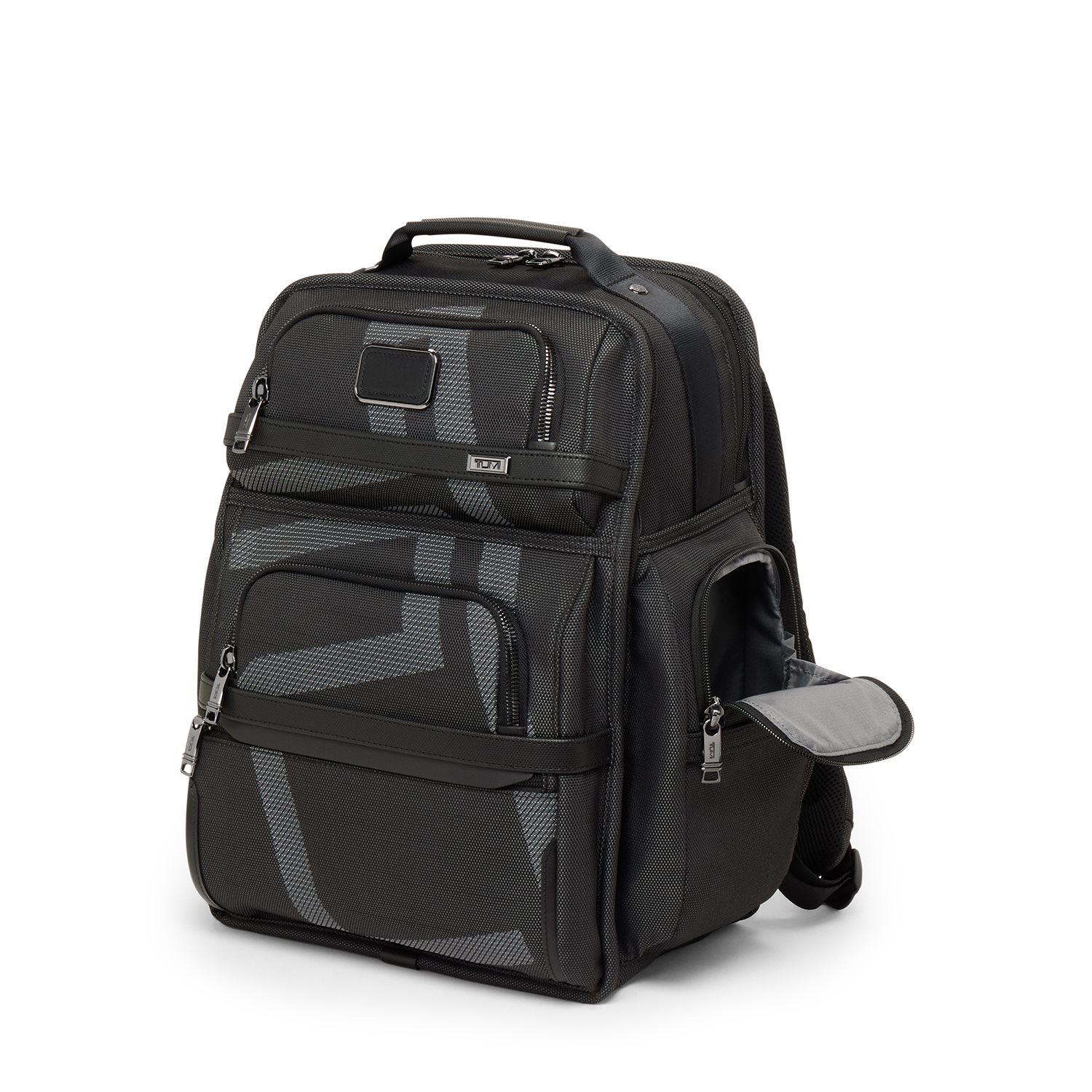 Tumi Alpha Tumi Brief Pack reflective tumi jacquard