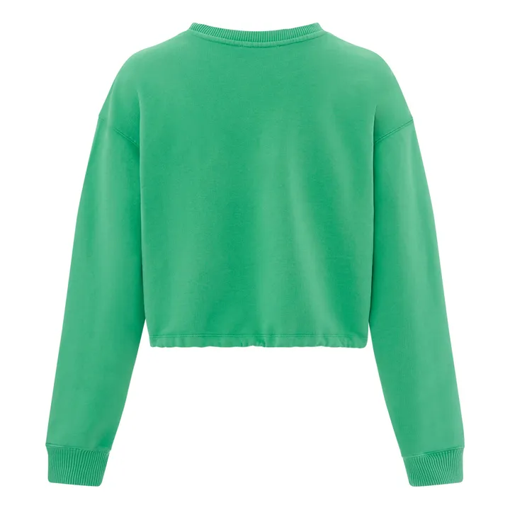 SMALLABLE BASICS Sweat A Nouer Femme Molleton Bio | Vert